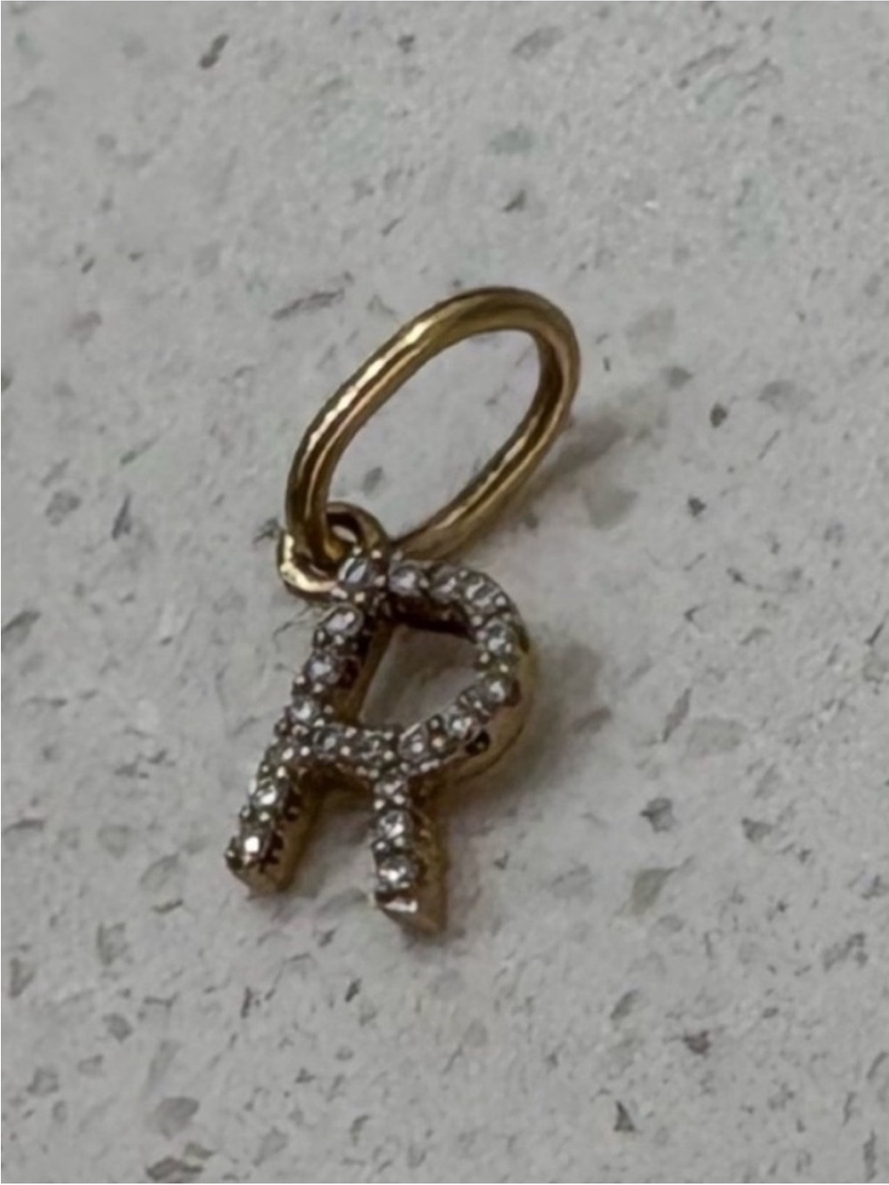 BRUNA THE LABEL LAB-GROWN DIAMOND LETTER CHARM - Picture 6 of 10